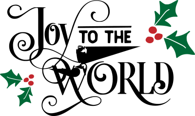 Joy to the World clipart