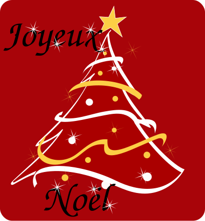 Joyeux Noel - Merry Christmas in french clipart