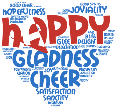 Joyful Heart Typography clipart