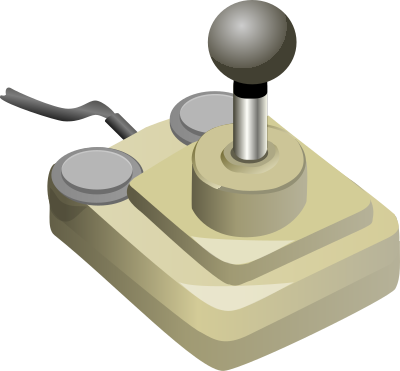 Joystick beige gray petr 01 clipart