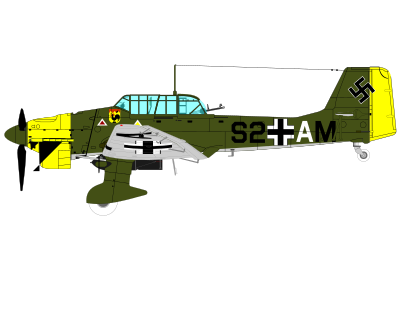 JU-87-B Stuka clipart