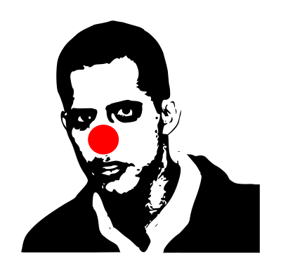 Juan Guaido Red Nose clipart
