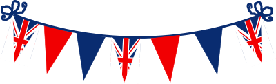 Jubilee bunting clipart