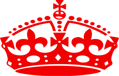 Jubilee crown red clipart