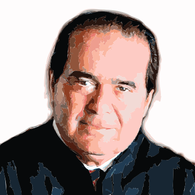 Judge Antonin Scalia (tiltshift) clipart