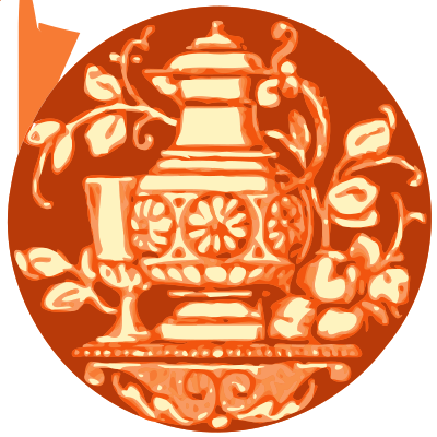 Jug design clipart