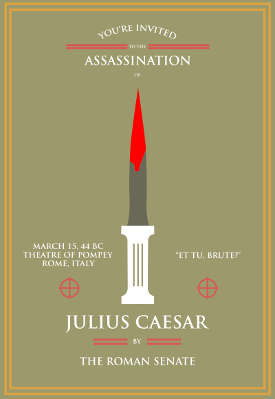 Julius Caesar Poster clipart