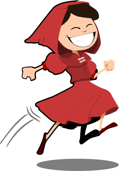 Jumping Girl clipart