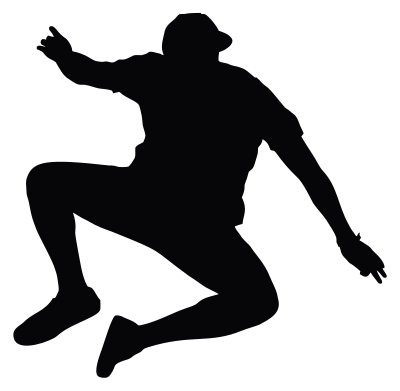 Jumping Man Silhouette clipart