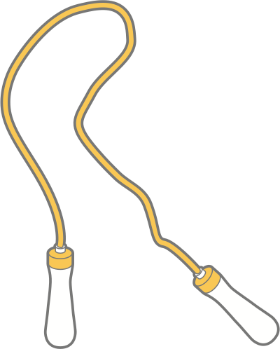 Jumping rope clipart