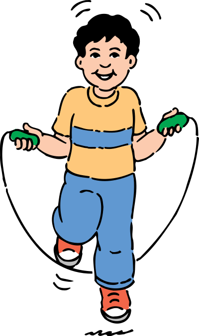 Jumping rope clipart