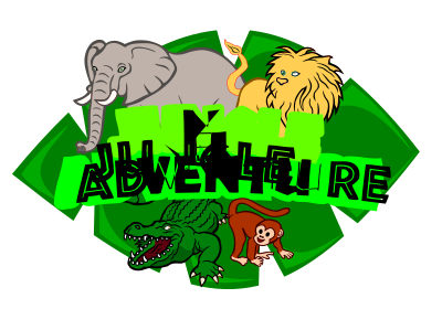 Jungle Adventure Kids Club Logo clipart