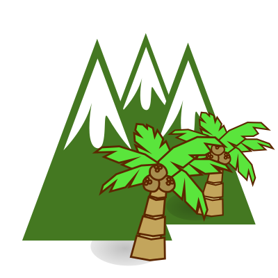 Jungle Mountains clipart