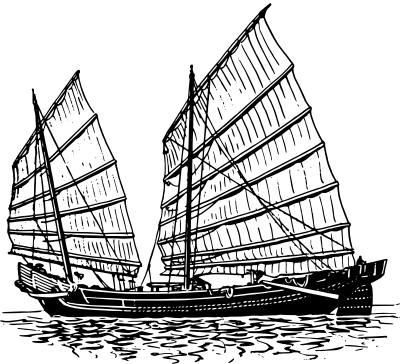 Junk (ship) clipart
