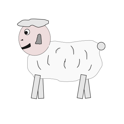 Just a Sheep clipart