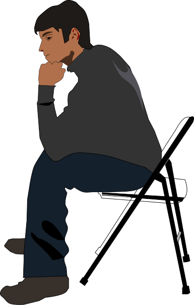 Just Sitting clipart