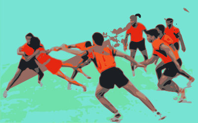 Kabaddi clipart