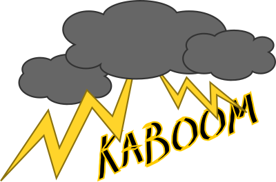 Kaboom clipart
