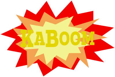 KABOOM clipart