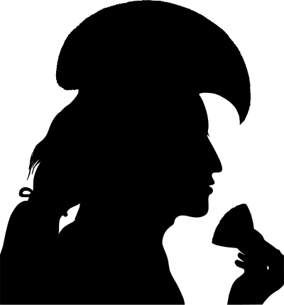Kabuki Actor Silhouette clipart