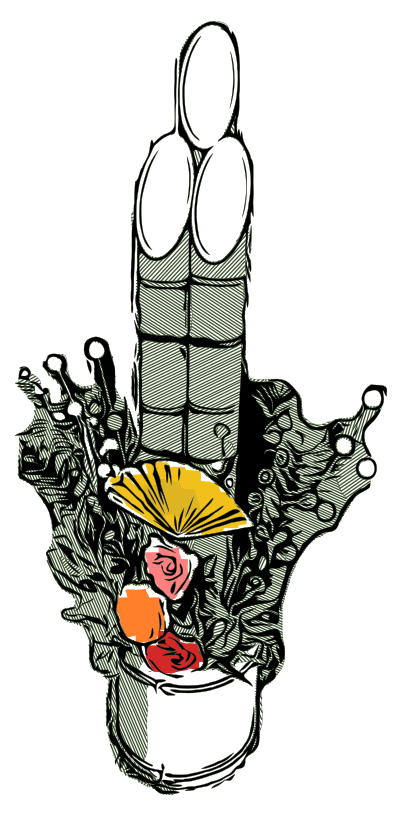 Kadomatsu - Sketch clipart