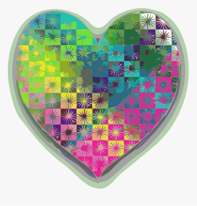 Kaleidoscope Hearts 1 clipart