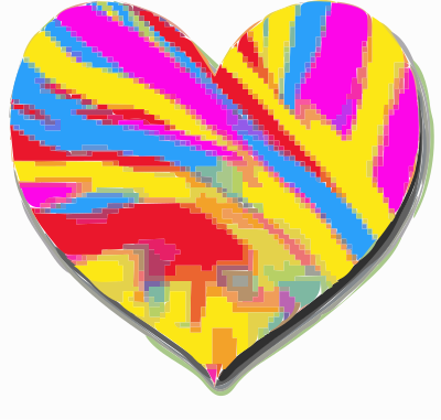 Kaleidoscope Hearts part 2. 2 clipart