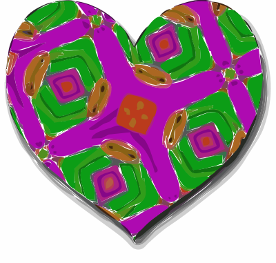 Kaleidoscope Hearts part 2. clipart