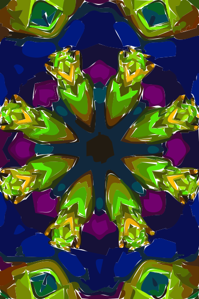 Kaleidoscope World 1 clipart