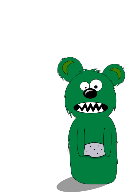 Kamenožrout zelený clipart