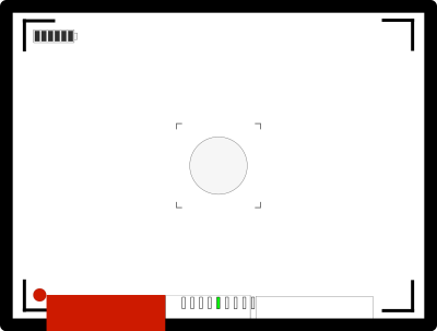 Kamerasucher, camviewer, videocamera clipart