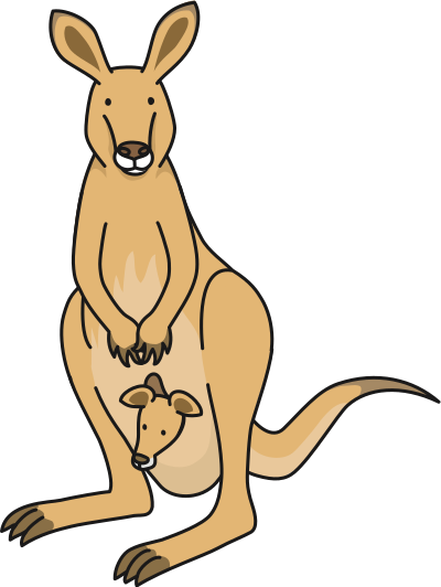 Kangaroo clipart