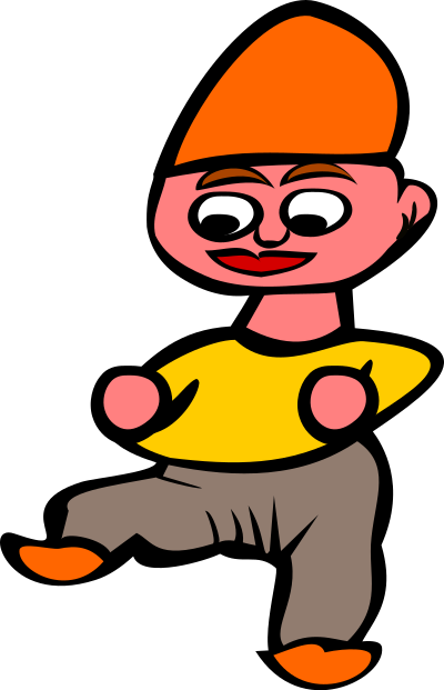 Karate doll clipart