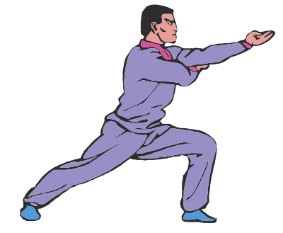 Karate Man clipart