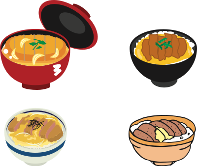 Katsudon clipart