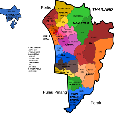 Kedah State Legislative Assembly Constituencies clipart