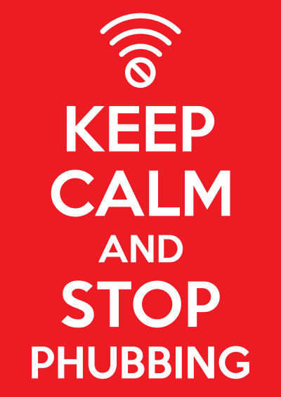 Keep Calm and Stop Phubbing clipart