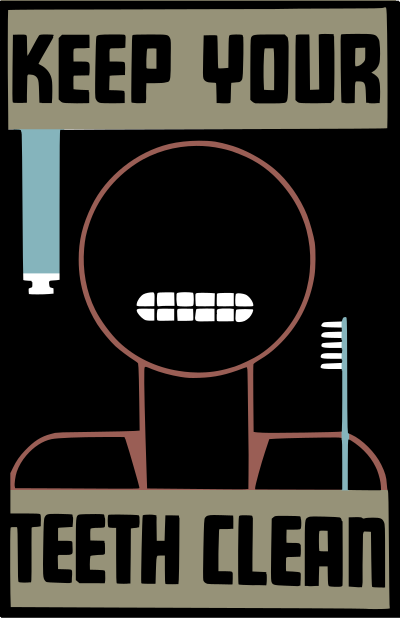 Keep your teeth clean clipart