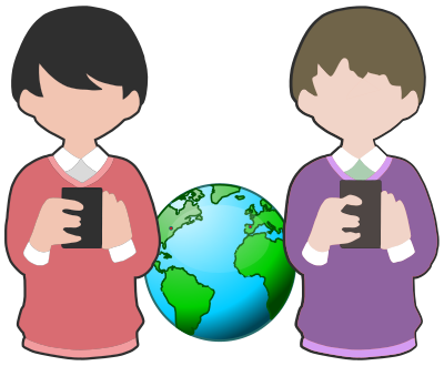 Keeping in Contact clipart