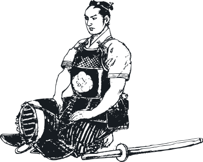 Kendo Man clipart