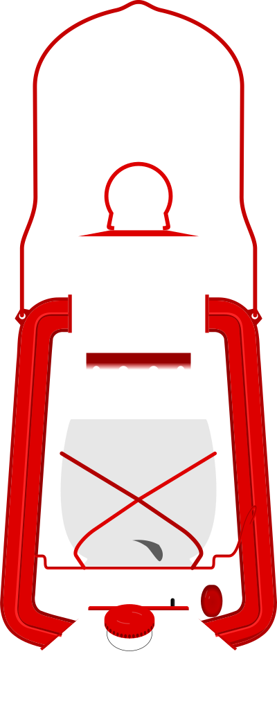 Kerosene lamp clipart