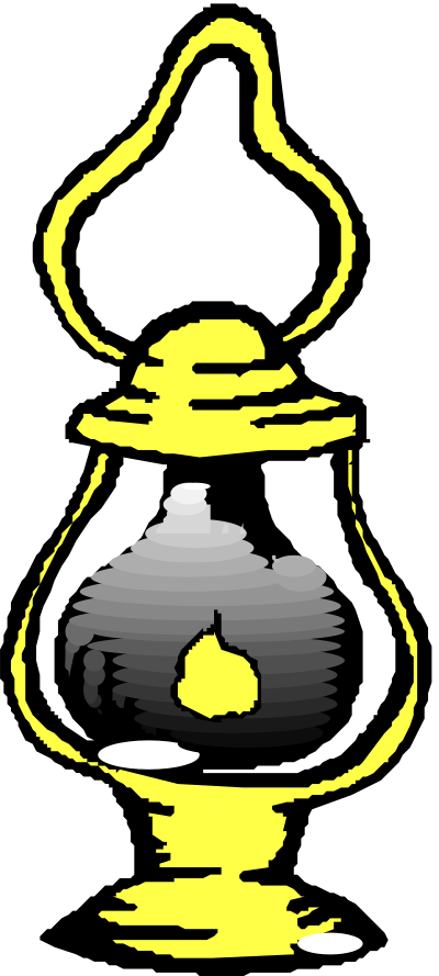 Kerosene lamp clipart