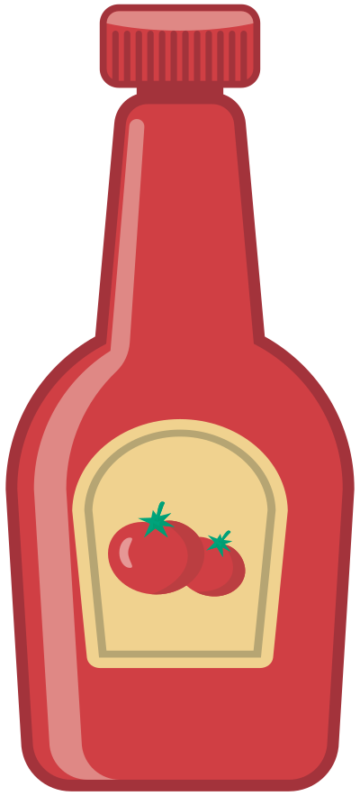Ketchup Bottle clipart