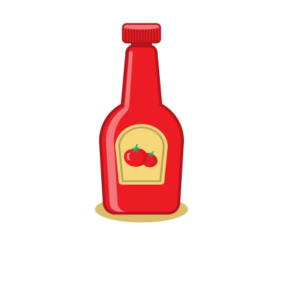Ketchup bottle clip art clipart