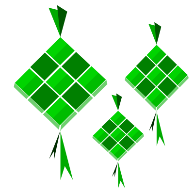 Ketupat v 2 clipart