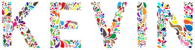 Kevin Typography clipart