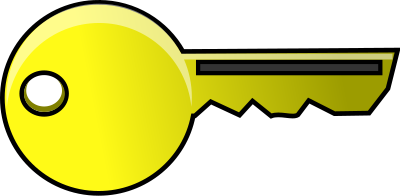 Key (Gold) clipart
