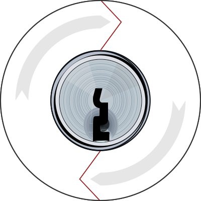 Key Lock E-Stop Push Button clipart