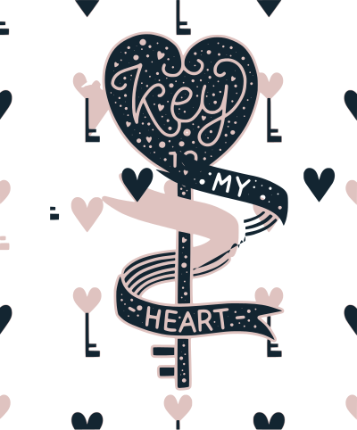 Key to my heart clipart