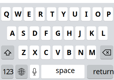 Keyboard Flat clipart